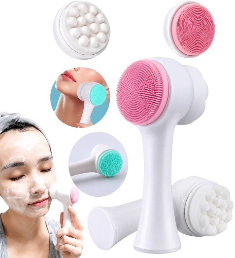 Escova de Limpeza Facial 2 em 1